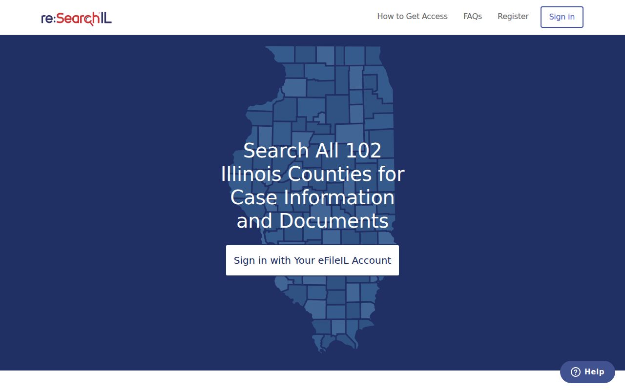 Cumberland County criminal history re:SearchIL court access